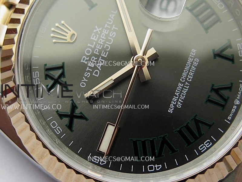DateJust 126233 36mm 904L SS RG AR+F 1:1 Best Edition Gray Dial Roman Marker On Jubilee Bracelet DD3235