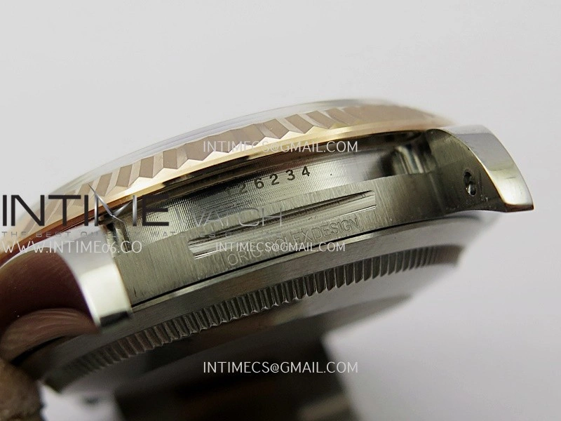 DateJust 126233 36mm 904L SS RG AR+F 1:1 Best Edition White Dial Stick Marker On Oyster Bracelet DD3235