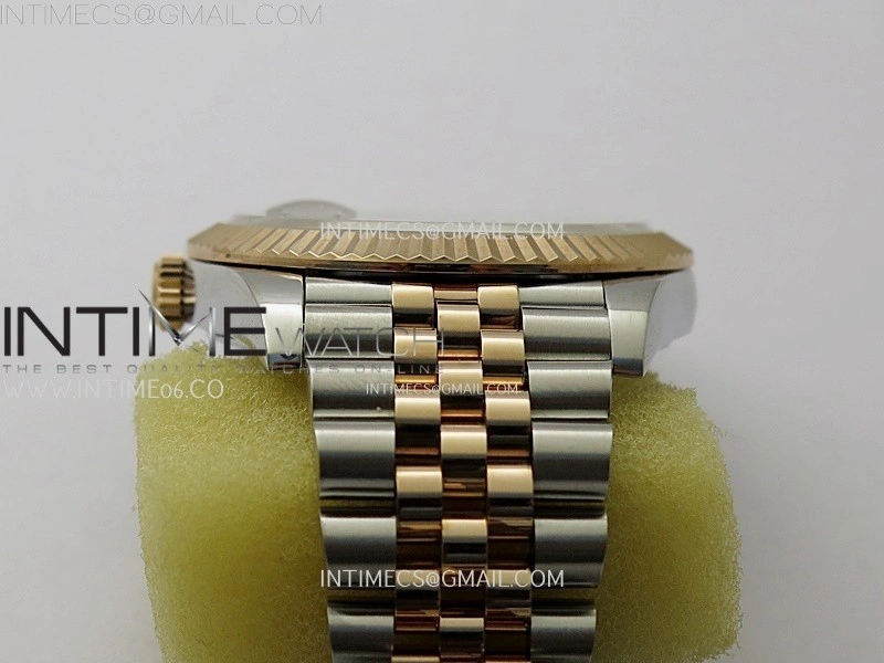 DateJust 126331 904L SS RG JDF 1:1 Best Edition Brown Dial Stick Markers on Jubilee SS RG Bracelet