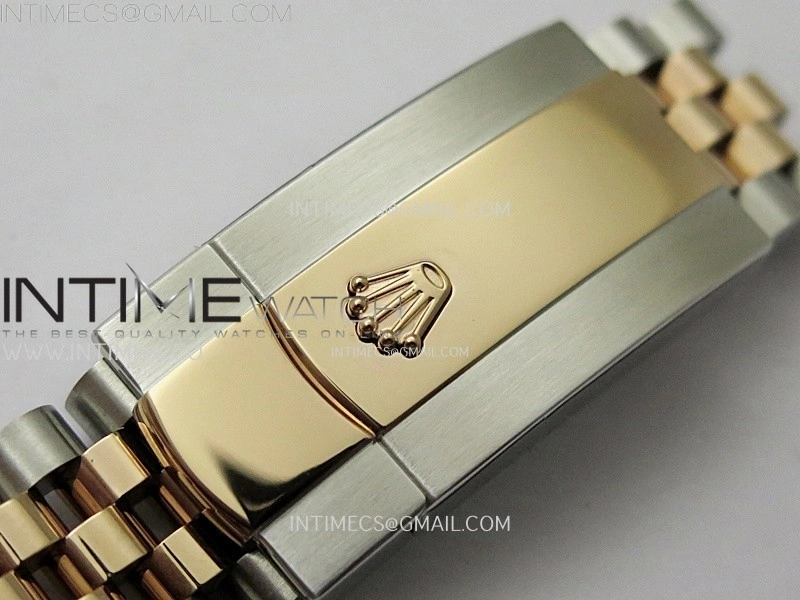 DateJust 126231 904L SS RG JDF 1:1 Best Edition Green Dial Stick Markers on Jubilee SS RG Bracelet