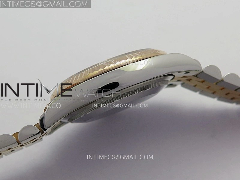 DateJust 126231 904L SS RG VF 1:1 Best Edition Brown Dial Stick Marker On Jubilee Bracelet DD3235