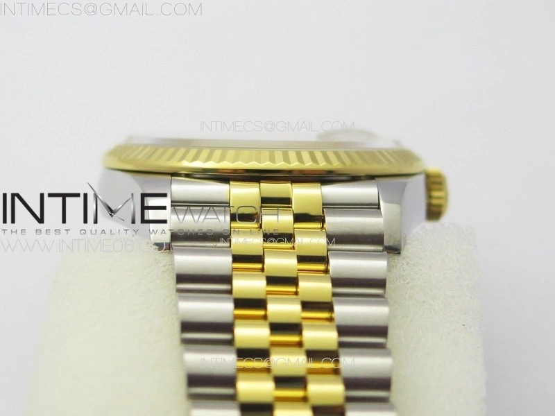 DateJust 36 904L SS YG 126233 VSF 1:1 Best Edition Gold Stick Dial on Jubilee Bracelet VS3235
