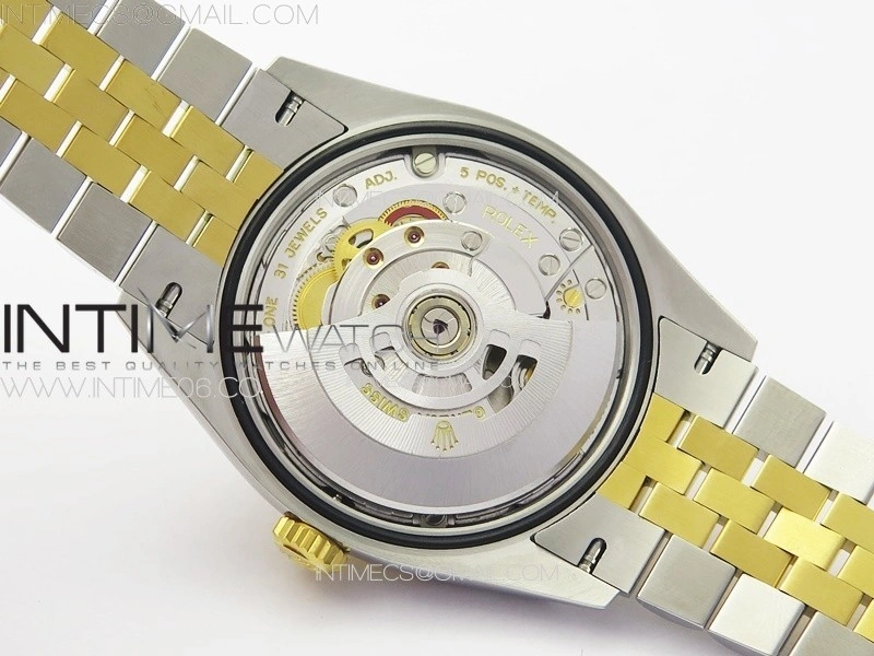 DateJust 36 904L SS YG 126233 VSF 1:1 Best Edition Gold Stick Dial on Jubilee Bracelet VS3235