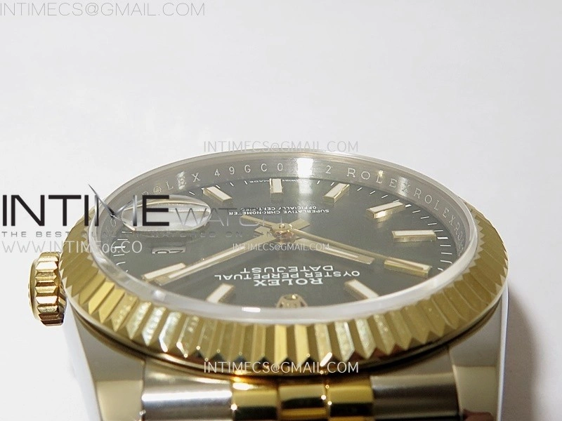 DateJust 126233 904L SS YG JDF 1:1 Best Edition Green Dial Stick Markers on Jubilee SS YG Bracelet