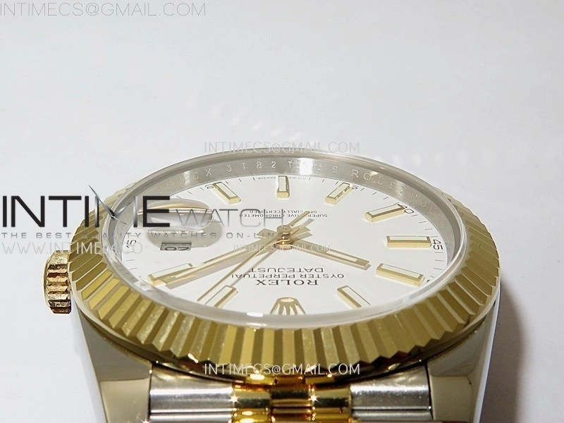DateJust 126333 904L SS YG JDF 1:1 Best Edition White Dial Stick Markers on Jubilee SS YG Bracelet