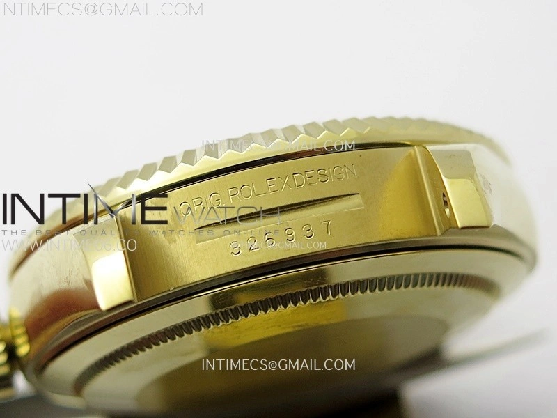 Sky-Dweller 326934 904L YG Noob 1:1 Best Edition Black Dial on SS Oyster Bracelet Asian 23J to 9001