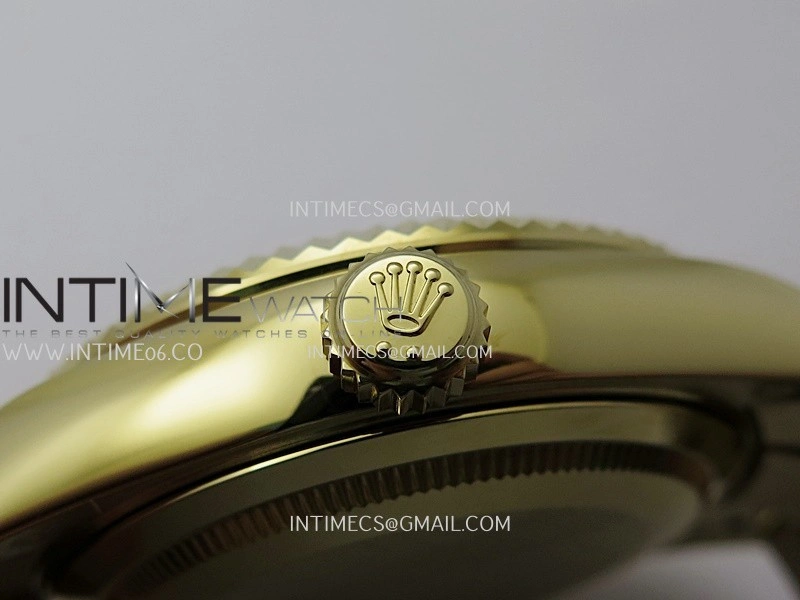 Sky-Dweller 326938 904L YG Noob 1:1 Best Edition Green Dial on YG Oyster Bracelet Asian 23J to 9001