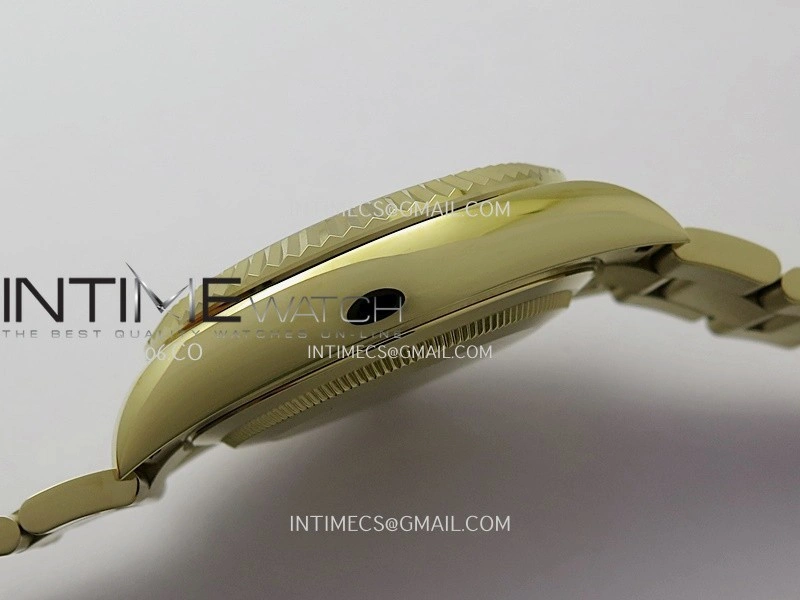 Sky-Dweller 326938 904L YG Noob 1:1 Best Edition Green Dial on YG Oyster Bracelet Asian 23J to 9001