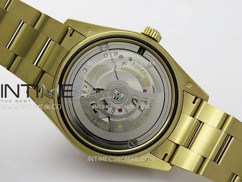 Sky-Dweller 326938 904L YG Noob 1:1 Best Edition Green Dial on YG Oyster Bracelet Asian 23J to 9001