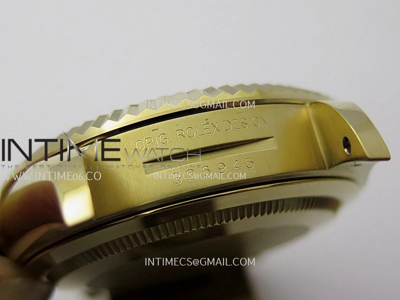 Sky-Dweller 326938 904L YG Noob 1:1 Best Edition Green Dial on YG Oyster Bracelet Asian 23J to 9001