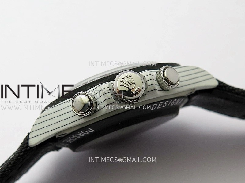 Daytona DIW Porsche 911 S T White Carbon SONIC 1:1 Best Edition Blue Dial on Black Nylon Strap SA4130
