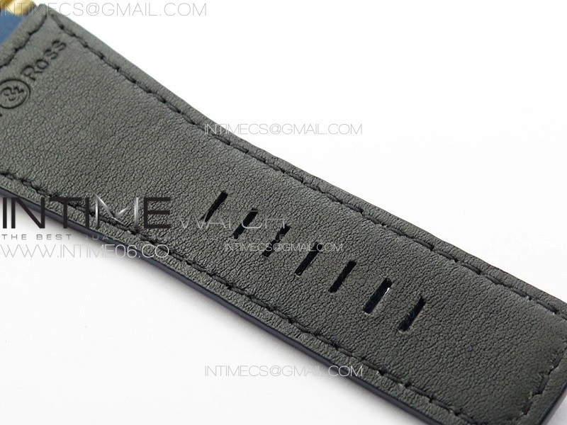 BR 03-92 Diver Bronze B12 1:1 Best Edition Blue Dial on Blue Leather Strap MIYOTA 9015