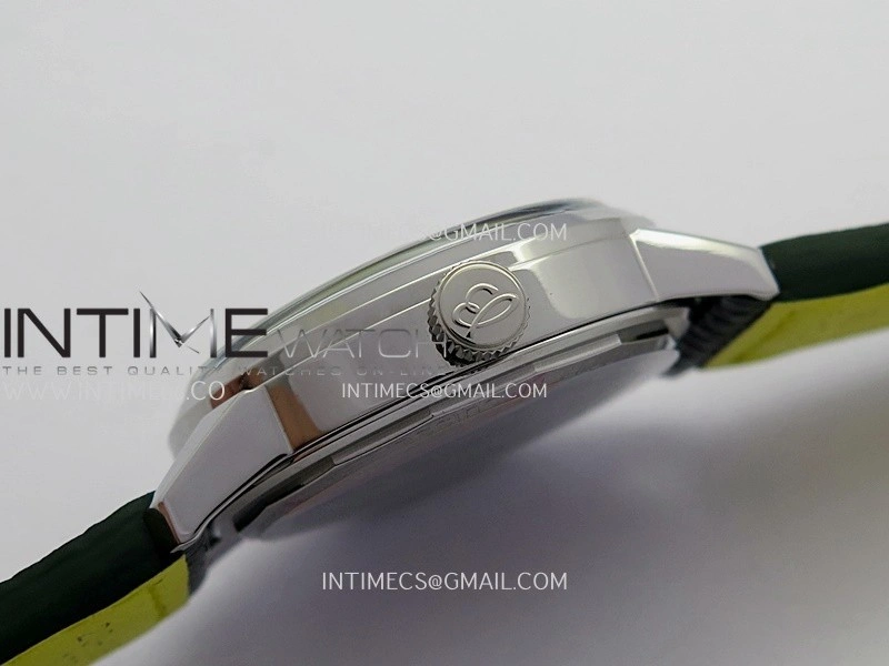 Top Time AB3113 38mm SS BLSF 1:1 Best Edition Green Dial On Green Leather Strap Asian B31