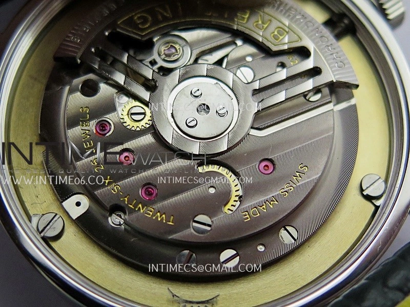Top Time AB3113 38mm SS BLSF 1:1 Best Edition Green Dial On Green Leather Strap Asian B31