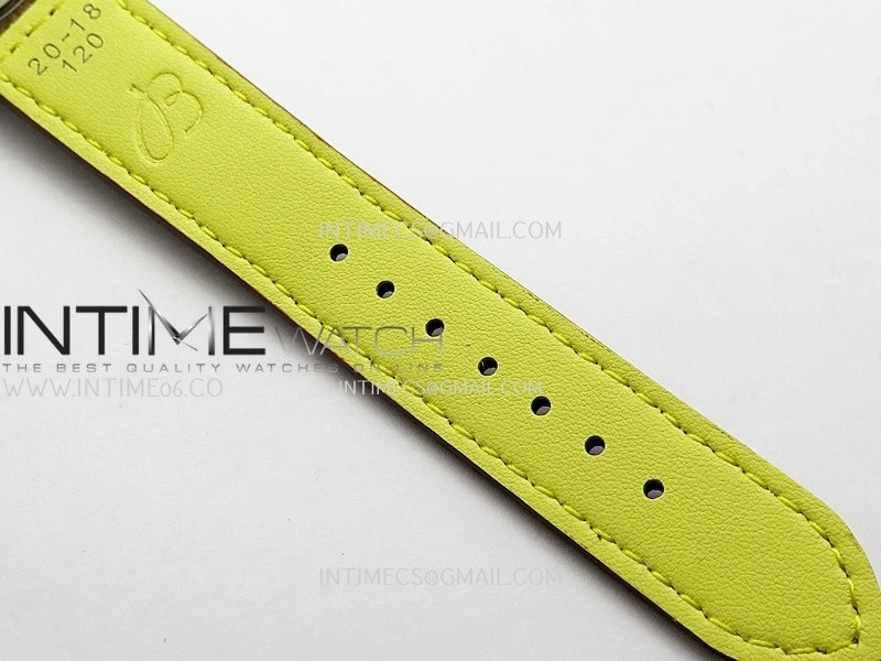 Top Time AB3113 38mm SS BLSF 1:1 Best Edition White Dial On Brown Leather Strap Asian B31