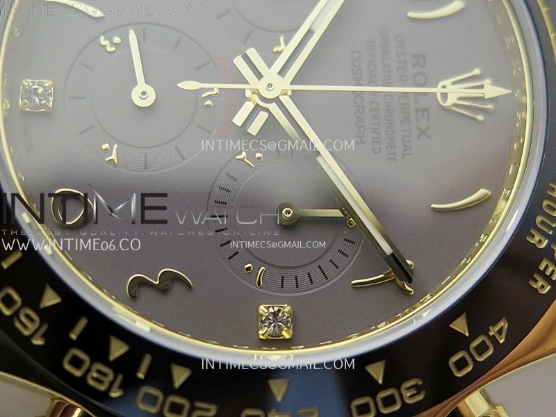 Daytona 116518 Gain Weight AF 1:1 Best Edition YG Brown Dial with Arabic Markers on Oysterflex Strap SH4130