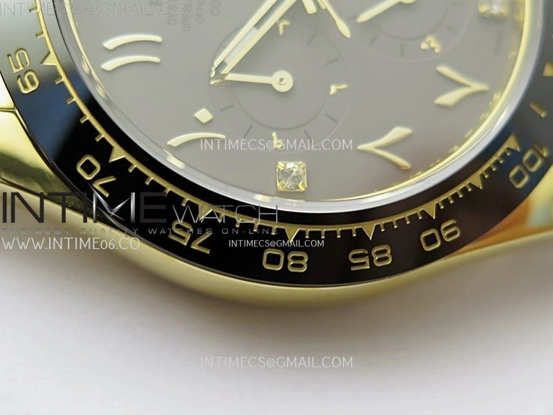 Daytona 116518 Gain Weight AF 1:1 Best Edition YG Brown Dial with Arabic Markers on Oysterflex Strap SH4130