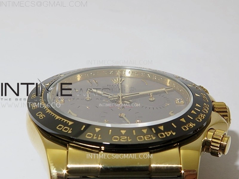 Daytona 116518 Gain Weight AF 1:1 Best Edition YG Brown Dial with Arabic Markers on Oysterflex Strap SH4130