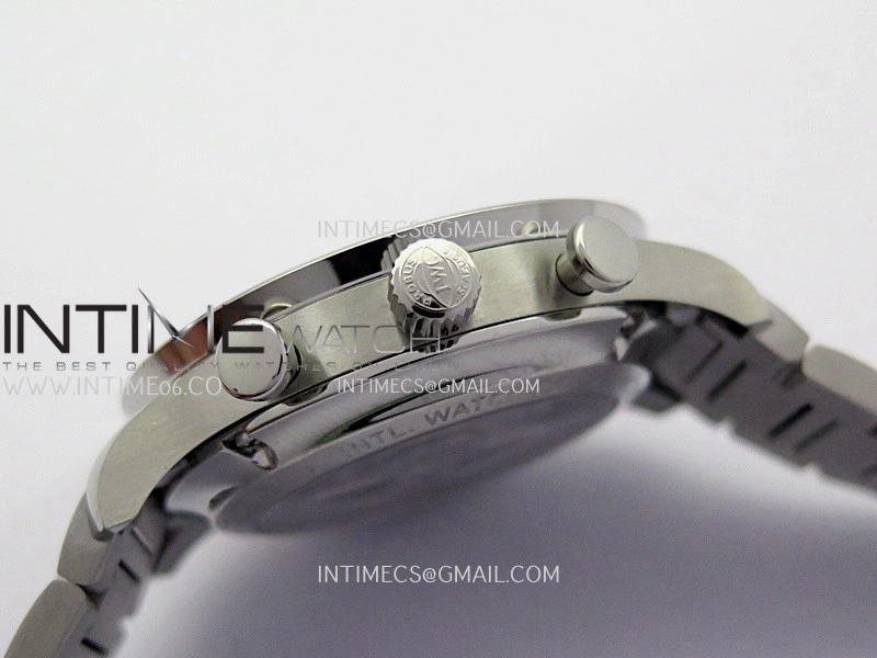 Portuguese Chrono IW371624 SS APSF 1:1 Best Edition Dune Dial RG Marker On SS Bracelet Asian Super Clone 69355