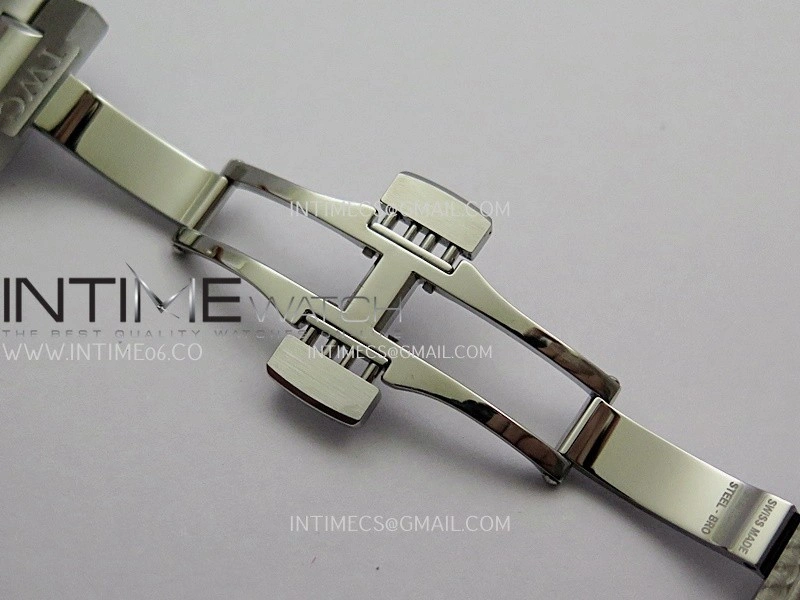 Portuguese Chrono IW371624 SS APSF 1:1 Best Edition Dune Dial RG Marker On SS Bracelet Asian Super Clone 69355