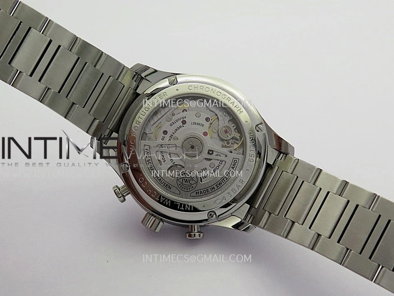 Portuguese Chrono IW371624 SS APSF 1:1 Best Edition Dune Dial RG Marker On SS Bracelet Asian Super Clone 69355