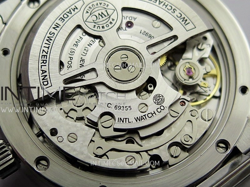 Portuguese Chrono IW371624 SS APSF 1:1 Best Edition Dune Dial RG Marker On SS Bracelet Asian Super Clone 69355