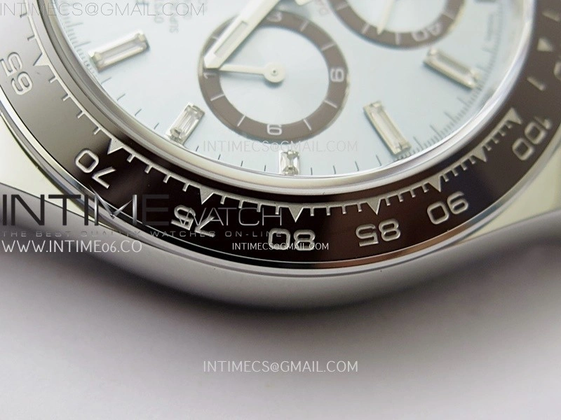 Daytona 126506 904L SS APSF 1:1 Best Edition Ice Blue Dial T Diamonds Markers on 904L SS Braclet SH4131