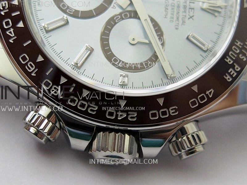 Daytona 126506 904L SS APSF 1:1 Best Edition Ice Blue Dial T Diamonds Markers on 904L SS Braclet SH4131