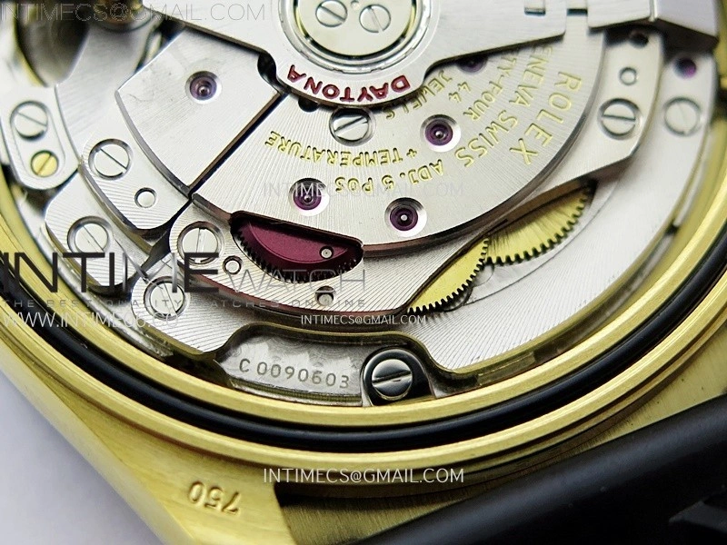 Daytona 116518 YG APSF 1:1 Best Edition White Dial White Subdial on Oysterflex Rubber Strap SH4130