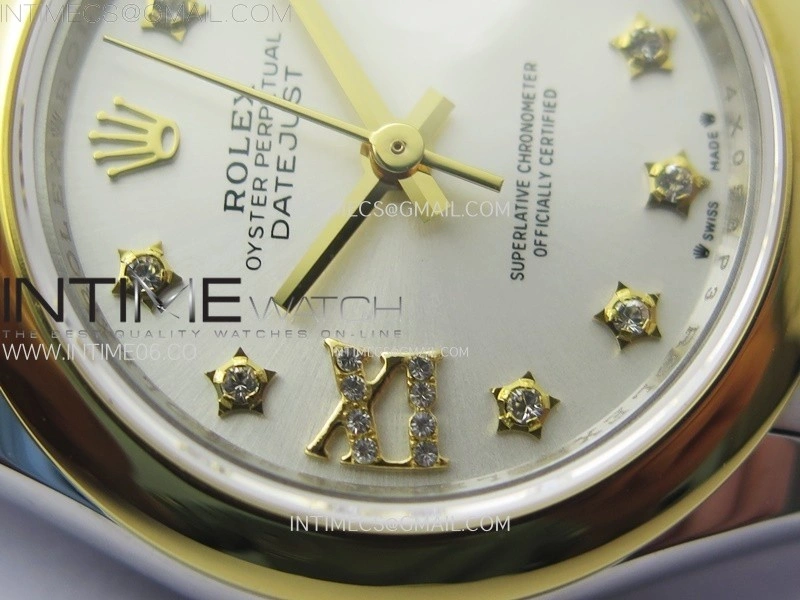 Datejust 28mm 279173 Smooth Bezel SS YG APSF Best Edition White MOP Dial Star Crystals Markers on Jubilee Bracelet NH05