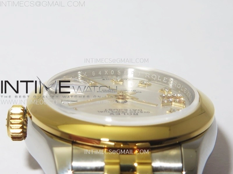 Datejust 28mm 279173 Smooth Bezel SS YG APSF Best Edition White MOP Dial Star Crystals Markers on Jubilee Bracelet NH05