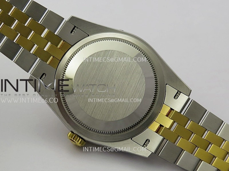 DateJust 126233 36mm 904L SS YG AR+F 1:1 Best Edition Sliver Dial Roman Diamond Marker On Jubilee Bracelet DD3235