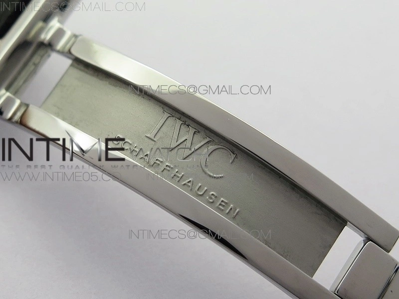 Portuguese Real PR Real Annual Calendar IW503406 V9F Best Edition White Dial Black Leather Strap A52610