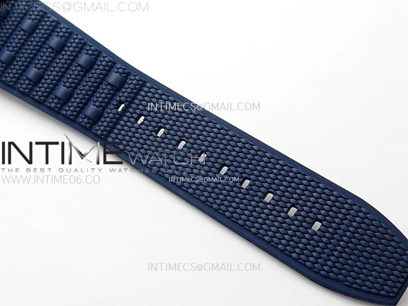 Chronomat B01 44mm SS BLSF 1:1 Best Edition Blue Dial on Blue Rubber Strap A7750 to Cal.01