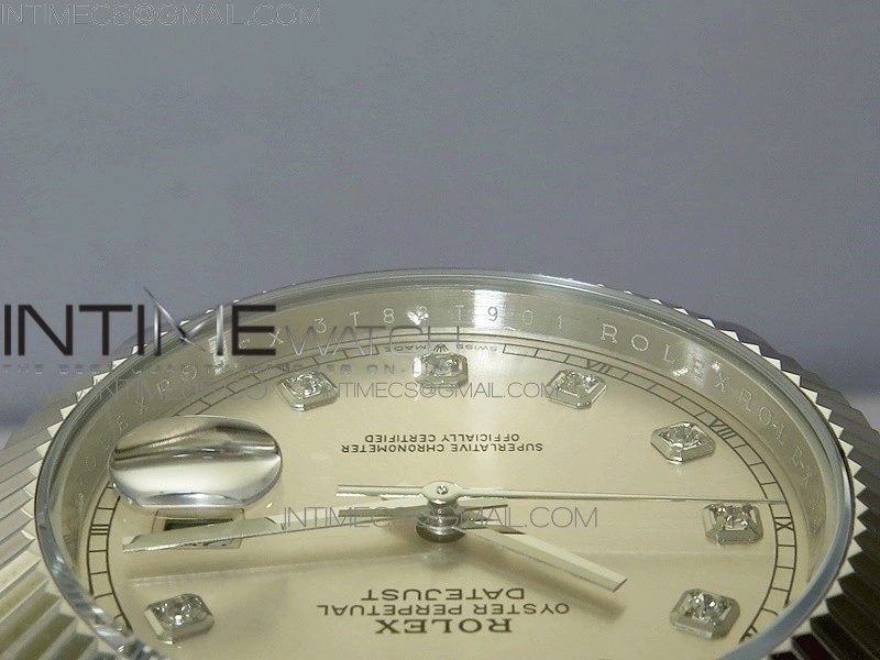 DateJust 41 126334 SS BP 1:1 Best Edition New Version Silver Crystals Markers Dial on Jubilee Bracelet