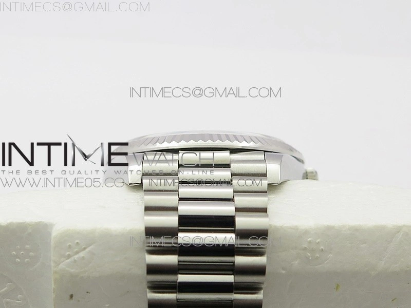 Day-Date 40mm 228239 BP New Dial Version 904 SS RG Stick Markers Dial on SS President Bracelet A2836
