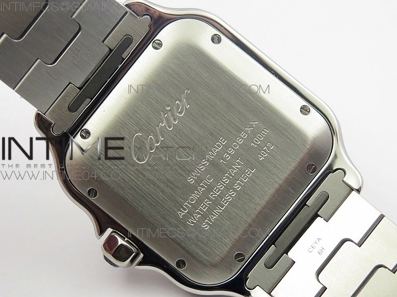 Santos de Cartier 40mm 2018 SS YG BVF 1:1 Best Edition YG Bezel White Dial on SS YG SmartLinks Bracelet MIYOTA 9015