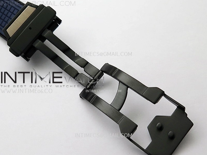 Square Bang Unico 42mm RG BBF 1:1 Best Edition Skeleton Dial on Blue Rubber Strap A1280