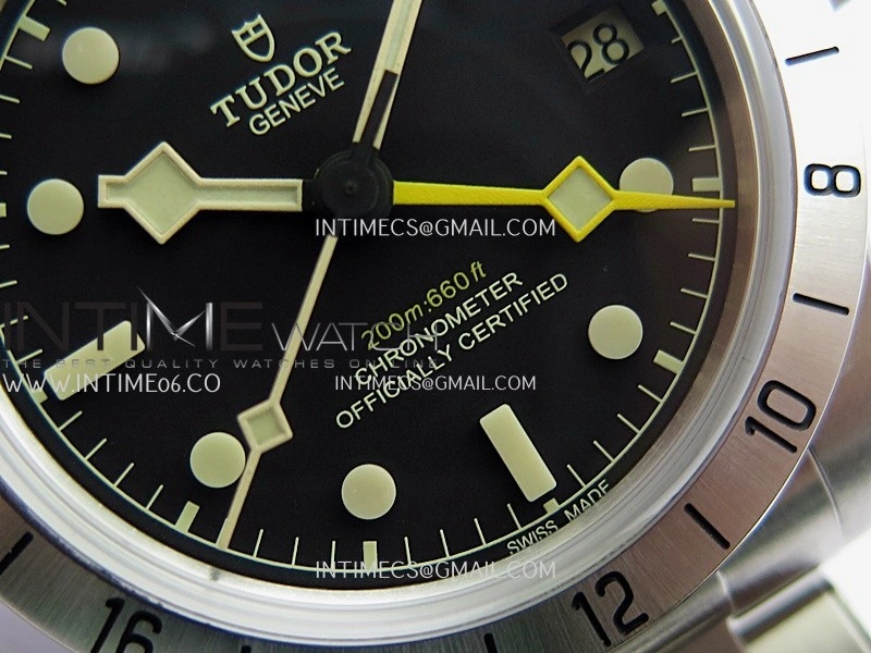 Black Bay M79470 GMT SS ZF 1:1 Best Edition Black Dial On SS Bracelet Super Clone 3186