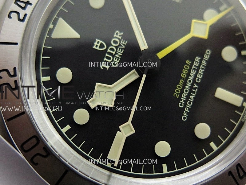 Black Bay M79470 GMT SS ZF 1:1 Best Edition Black Dial On SS Bracelet Super Clone 3186
