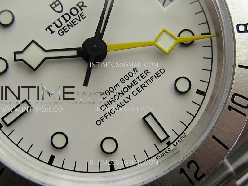 Black Bay M79470 GMT SS ZF 1:1 Best Edition White Dial On SS Bracelet Super Clone 3186