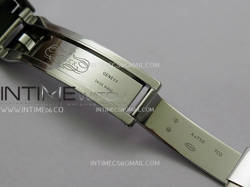 Daytona 116519L 904L SS VF 1:1 Best Edition Black Dial Numbers Markers On Black Oysterflex Rubber Strap DD4130