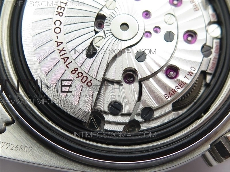 Planet Ocean 600M 'Tai Chi' GMT 43.5mm VSF 1:1 Best Edition Black White Ceramic Bezel and Dial on SS Bracelet A8906 Super Clone