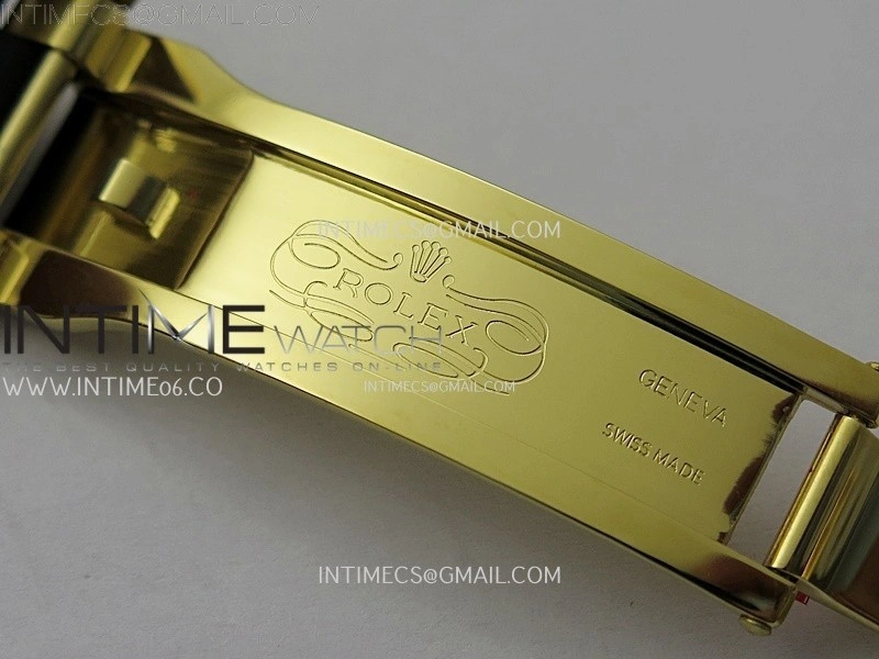 Daytona 116518 Gain Weight AF 1:1 Best Edition Gold Dial Black Subdials Sticks Markers on Oysterflex Strap SH4130