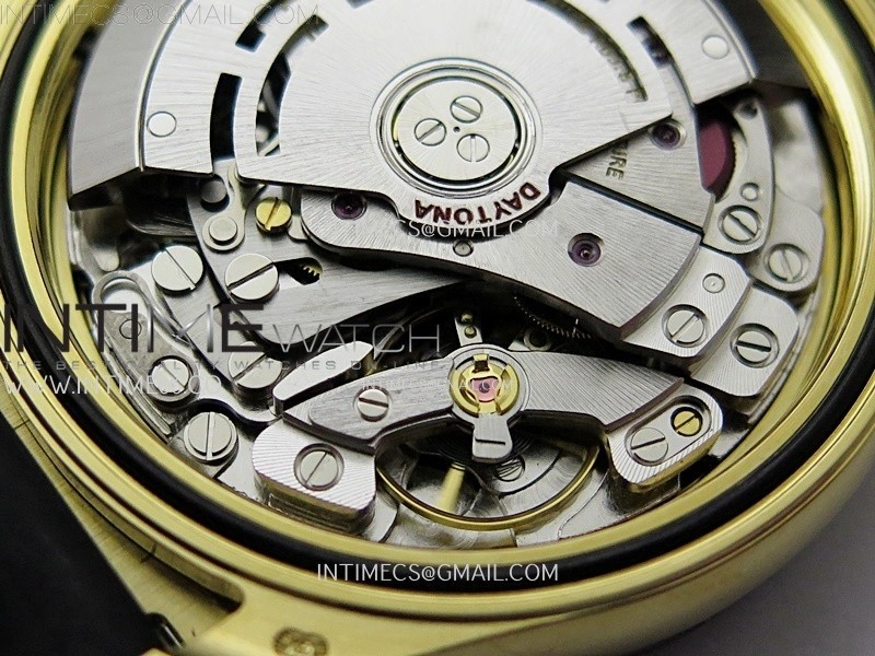 Daytona 116518 Gain Weight ZF 1:1 Best Edition Gold Dial Black Subdials Sticks Markers on Oysterflex Strap SH4130