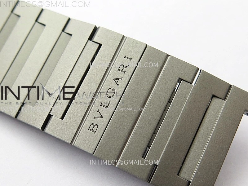 Octo Finissimo Satin-polished Ti BVF 1:1 Best Edition Gray Dial on Satin-polished Ti Bracelet Asian Micro Rotor Movement