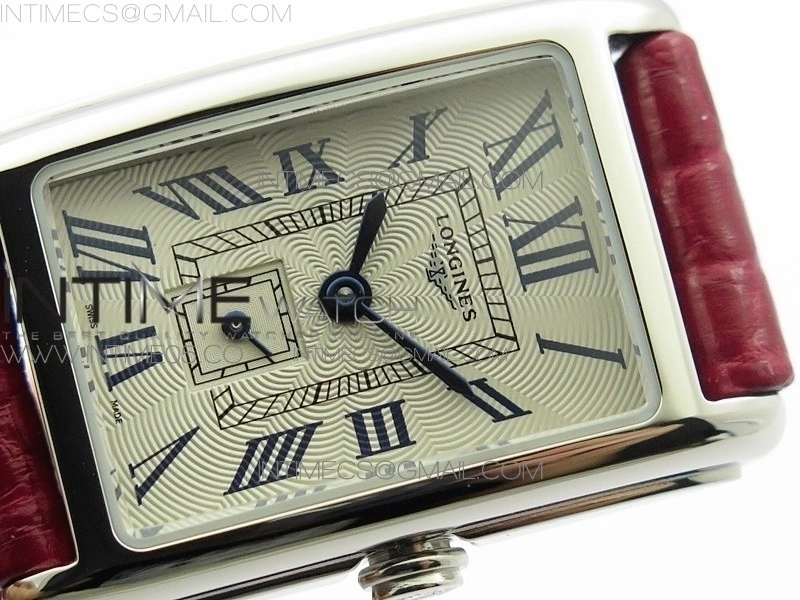 Doloevita SS 8848F 1:1 Best Edition Ivory White Textured Dial On Purple Croco Leather Strap Cal.L178.2