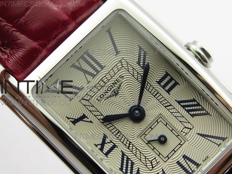 Doloevita SS 8848F 1:1 Best Edition Ivory White Textured Dial On Purple Croco Leather Strap Cal.L178.2