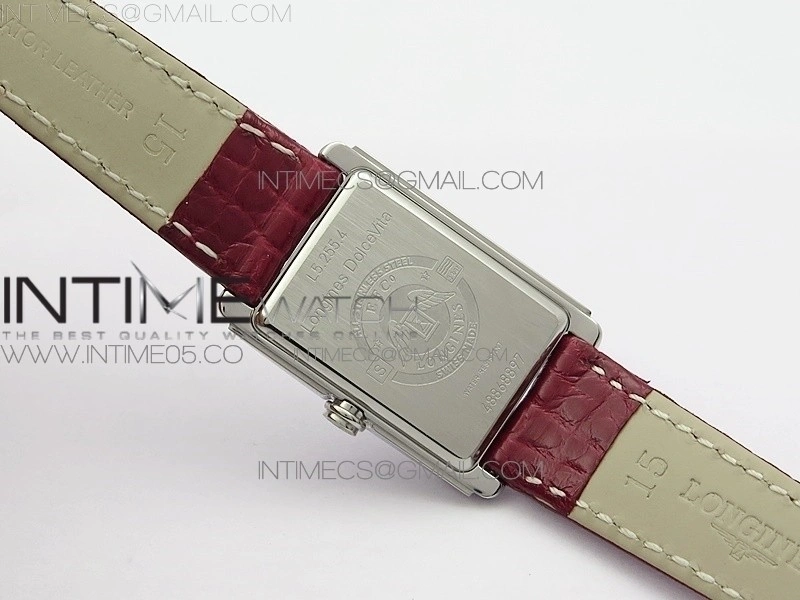 Doloevita SS 8848F 1:1 Best Edition Ivory White Textured Dial On Purple Croco Leather Strap Cal.L178.2