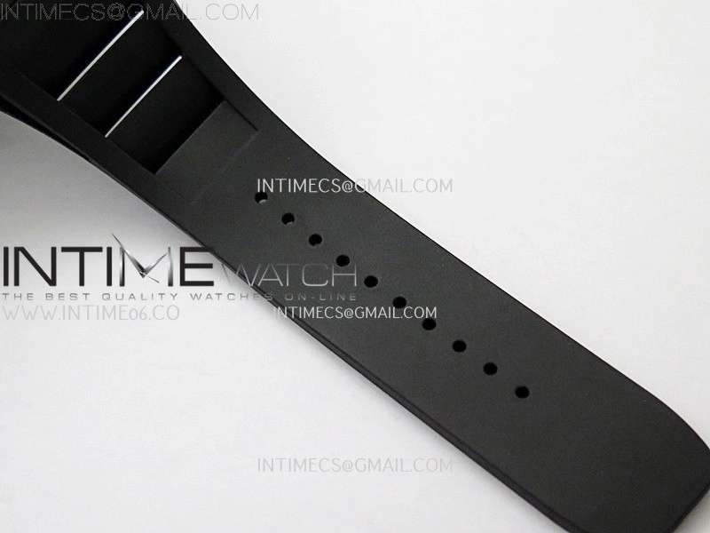 RM055 NTPT APSF 1:1 Best Edition RG Inner Bezel Black Crown On Black Rubber Strap RMUL2 Super Clone